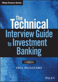 Book Cover for The Technical Interview Guide to Investment Banking by Paul Pignataro