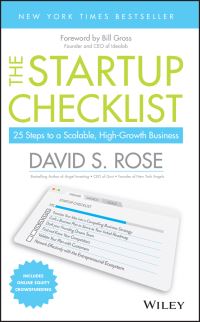 Book Cover for The Startup Checklist by David S Rose