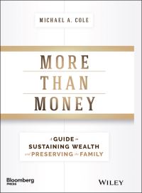 Book Cover for More Than Money by Michael Cole