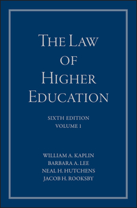 Book Cover for The Law of Higher Education by William A Kaplin, Barbara A Lee, Neal H Hutchens, Jacob H Rooksby