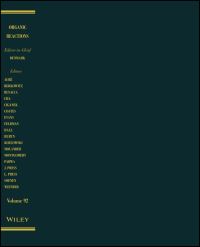 Book Cover for Organic Reactions. Volume 92 by Scott E Denmark