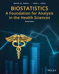 Book Cover for Biostatistics by Wayne W. Daniel, Chad Lee Cross