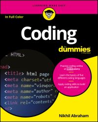 Book Cover for Coding for Dummies by Nikhil Abraham