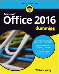 Book Cover for Office 2016 for Dummies by Wally Wang
