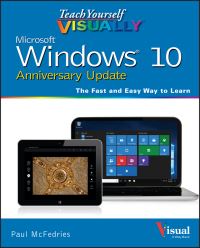 Book Cover for Teach Yourself Visually Windows 10 Anniversary Update by Paul McFedries