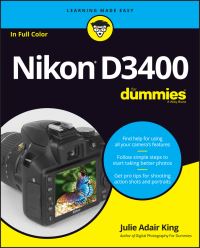 Book Cover for Nikon D3400 for Dummies by Julie Adair King