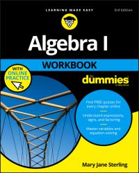 Book Cover for Algebra I Workbook by Mary Jane Sterling