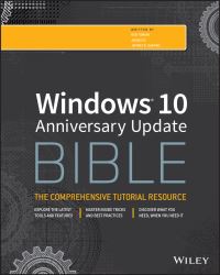 Book Cover for Windows 10 Anniversary Update Bible by Rob Tidrow, Jim Boyce, Jeffrey R Shapiro