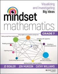 Book Cover for Mindset Mathematics Grade 7 by Jo Boaler, Jen Munson, Cathy Williams