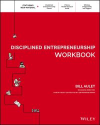 Book Cover for Disciplined Entrepreneurship Workbook by Bill Aulet