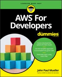 Book Cover for AWS for Developers for Dummies by John Mueller