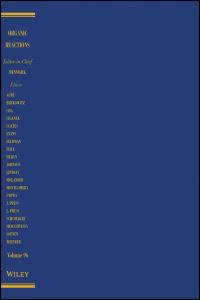 Book Cover for Organic Reactions, Volume 96 by Scott E Denmark