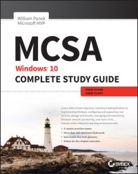 Book Cover for MCSA , Windows 10 Complete Study Guide by William Panek