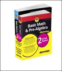 Book Cover for Basic Math & Pre-Algebra For Dummies Book + Workbook Bundle by Mark Zegarelli