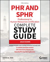 Book Cover for PHR and SPHR Professional in Human Resources Certification Complete Study Guide by Sandra M Reed