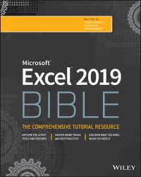 Book Cover for Excel 2019 Bible by Michael Alexander, Dick Kusleika, John Walkenbach