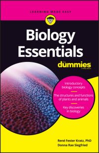 Book Cover for Biology Essentials for Dummies by René Fester Kratz, Donna Rae Siegfried