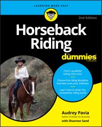 Book Cover for Horseback Riding for Dummies by Audrey Pavia, Shannon Sand