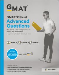 Book Cover for GMAT Official Advanced Questions by GMAC Graduate Management Admission Council