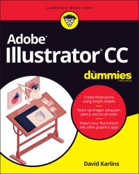 Book Cover for Adobe Illustrator CC for Dummies by David Karlins