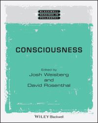 Book Cover for Consciousness by Josh Weisberg, David M Rosenthal