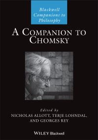 Book Cover for A Companion to Chomsky by Georges Rey, Nicholas Allott, Terje Lohndal