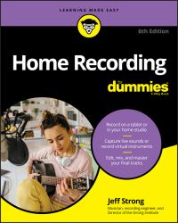 Book Cover for Home Recording for Dummies by Jeff Strong
