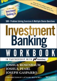 Book Cover for Investment Banking Workbook by Joshua Rosenbaum, Joshua Pearl, Joseph Gasparro