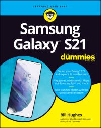 Book Cover for Samsung Galaxy S21 for Dummies by Bill Hughes