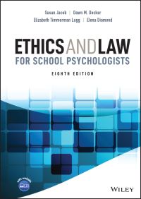 Book Cover for Ethics and Law for School Psychologists by Susan Jacob, Dawn M Decker, Elizabeth T Lugg, Elena Diamond, Susan Jacob