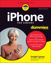 Book Cover for iPhone for Seniors for Dummies by Dwight Spivey