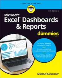 Book Cover for Excel Dashboards & Reports for Dummies by Michael Alexander