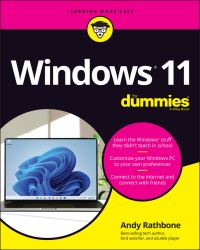 Book Cover for Windows 11 for Dummies by Andy Rathbone