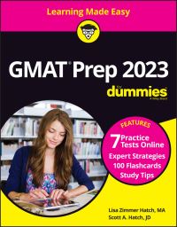 Book Cover for GMAT Prep 2023 by Scott A Hatch, Lisa Zimmer Hatch