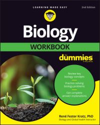 Book Cover for Biology Workbook for Dummies by René Fester Kratz
