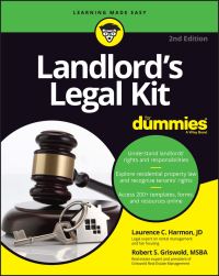 Book Cover for Landlord's Legal Kit for Dummies by Robert S Griswold, Laurence C Harmon