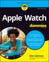Book Cover for Apple Watch for Dummies by Marc Saltzman