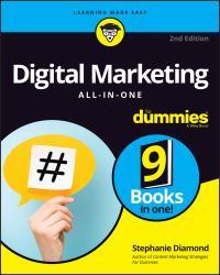 Book Cover for Digital Marketing All-in-One by Stephanie Diamond