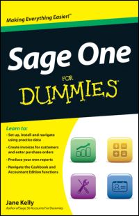 Book Cover for Sage One for Dummies by Jane Kelly