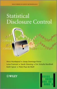 Book Cover for Statistical Disclosure Control by Anco Hundepool