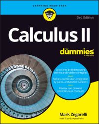 Book Cover for Calculus II for Dummies by Mark Zegarelli