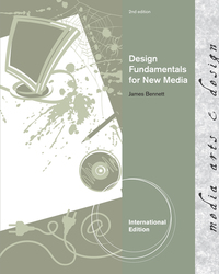 Book Cover for Design Fundamentals for New Media by James Bennett
