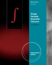 Book Cover for Single Variable Essential Calculus by James Stewart
