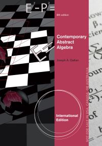 Book Cover for Contemporary Abstract Algebra by Joseph A Gallian