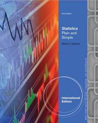 Book Cover for Statistics Plain and Simple by Sally Caldwell, Sherri L Jackson