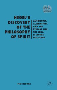 Book Cover for Hegel's Discovery of the Philosophy of Spirit by Pini Ifergan