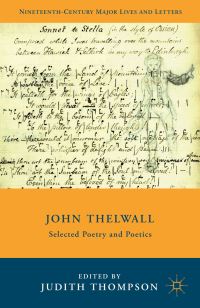 Book Cover for John Thelwall by John Thelwall, Judith Thompson