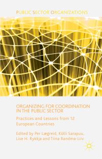 Book Cover for Organizing for Coordination in the Public Sector by Per Lægreid