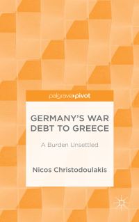 Book Cover for Germany's War Debt to Greece by N M Christodoulakis