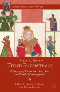 Book Cover for Titled Elizabethans by Arthur F Kinney, Jane A Lawson